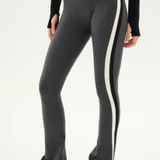 Splits59 Raquel  Flared Leggings Gray High-Waisted Photo 0