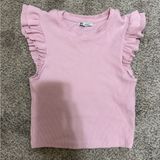 ZARA ruffle cropped tank size small Photo 0
