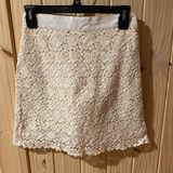 Loft Ann Taylor  lacy‎ skirt size 2 petite Photo 0