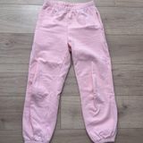 PARKE  pink terry sweatpants  Photo 0