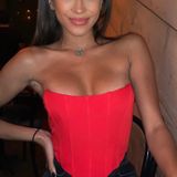 White Fox Boutique White Fox Red Corset Top Photo 0