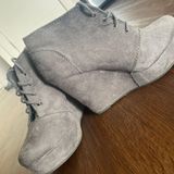 Soda  Suede Wedge Heels Photo 0