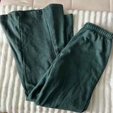Urban Outfitters  Dark Green Wide Leg Sweatpants Photo 0