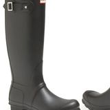 Hunter Tall Matte Black Rain Boots Photo 0