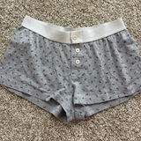 Brandy Melville  Shorts Grey Floral Photo 0
