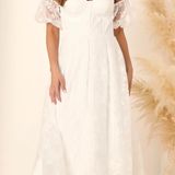 Lulus NWT White Lace  Dress Photo 0