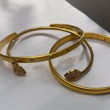 Stella & Dot Set of Three Gold Bracelets- and Monet Photo 0