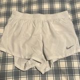 Nike White Dri-Fit Shorts Photo 0
