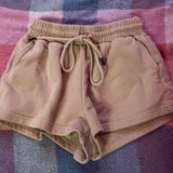 Forever 21 Tan Sweat Shorts Photo 0