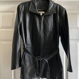 Worthington Belted Leather Jacket Photo 0