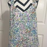 CAbi Multicolor Floral Tank Top Photo 0