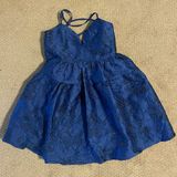Selfie Leslie Maybelle Jacquard A-Line Mini Dress Royal Photo 0