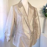 Eliza J  Gold Blazer Photo 0