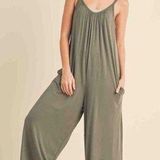 Shinestar Gemma Jumpsuit Romper - Dusty Olive - S Photo 0