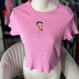 Betty Boop  Pink crop top Photo 0