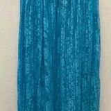 Velzera 🆕 Bohemian Light Blue Paisley Lace Maxi Skirt OS🆕 Photo 0