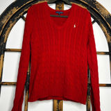 Ralph Lauren Vintage Polo  Sweater Knit Chunky Cable Photo 0