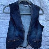 Chico's Women's  Denim Vest Blue-western festival Photo 0