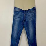 Bella Vida Maternity Women’s Denim Capri Medium Wash Size Small Blue Photo 0