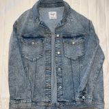 Abercrombie & Fitch Denim Oversized Jacket Photo 0