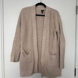 moon&madison Chenille oversized beige cardigan Photo 0