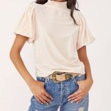 Free People Champagne Toast Top Size Large New With Tag Photo 0