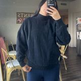 Aritzia  TNA Cozy Fleece Mockneck Mega Sweatshirt Photo 0