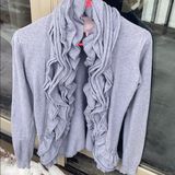 Romeo + Juliet Couture  cardigan with ruffle details, Large Photo 0