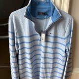 Vineyard Vines  Men’s Pullover Quarter-Zip Blue Photo 0