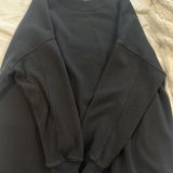 Aerie  Black Waffle Crewneck Photo 0
