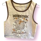 Hybrid Apparel Woodstock Themed Cropped Tank Top Photo 0
