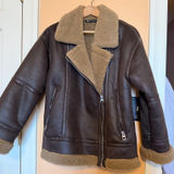 ZARA  Faux Leather Jacket Moto Photo 0