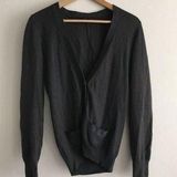 Club Monaco button front Sweater cardigan charcoal Photo 0
