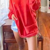 Nike Red Longsleeve Fleece Photo 0