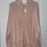 Aerie Baby Pink  Zip Up Sweatshirt Photo 0