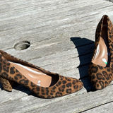 Aerosoles Bettie Leopard Block Heel Pumps Size 6.5 Photo 0