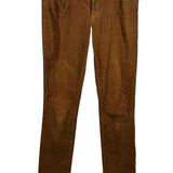 Tory Burch Pant Women Size 29 Ivy Super Skinny Corduroy Gold Button Logo Preppy Photo 0