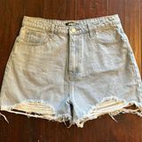Missguided Hi Rise Denim Jean Shorts 8 Photo 0