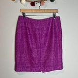 Trina Turk 🌺  magenta tweed pencil skirt Photo 0