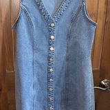 Frye  Blue Denim Sleeveless Dress Photo 0