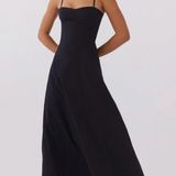 Peppermayo  Black Linen Maxi Dress Photo 0