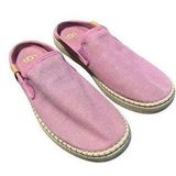 UGG  Women’s Delu Sneaker‎ Pink Size 8 Slip On Canvas Slide Espadrille #S98-6 Photo 0