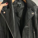 Topshop Faux Leather Jacket Photo 0