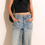 Free People  Palmer Cuffed Jeans We The Free Photo 0