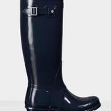 Hunter Navy Blue Tall Rain Boots Photo 0