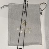 Kendra Scott Gunmetal Black Drusy Necklace Photo 0