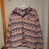 Lands' End  Women’s Heritage Fleece Snap Neck Pullover Photo 0