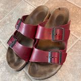 Women’s “Arizona” Birkenstocks sandals. Sz 38 Photo 0