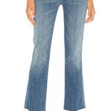 MOTHER Denim Mother High Waisted Rascal Ankle Fray Jeans  Photo 0