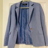 Kasper Light Blue Blazer Photo 0